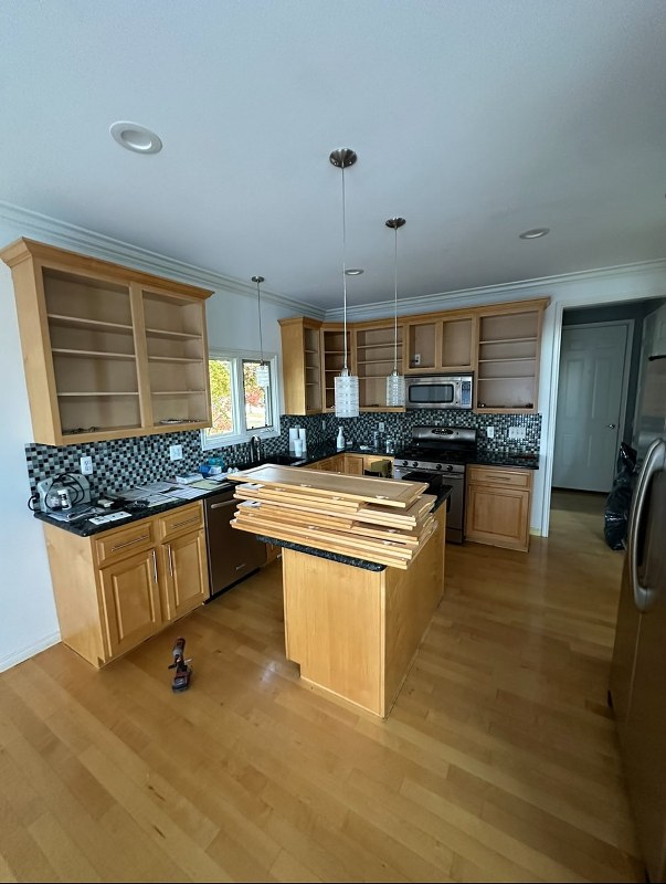 Kitchen before paint